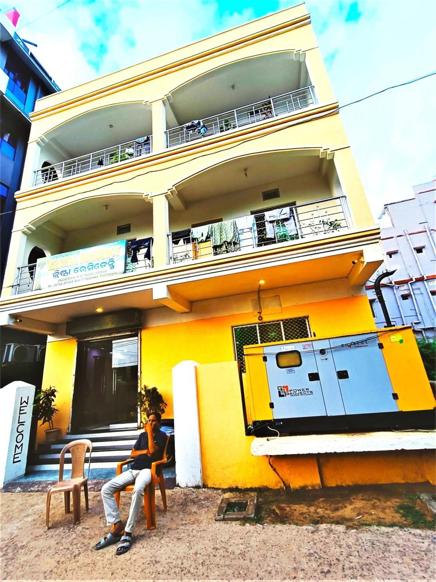 Goroomgo Krishna Residency Puri Near Sea Beach - Spacious Room With Excellent Service Awarded - Best Seller Exteriör bild